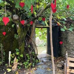 A very cute albergue where we stopped for lunch today.