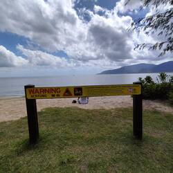 Waarschuwing voor krokodillen