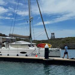 Ausklariert von Curaçao bei Spanish Water