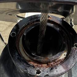 der defekte Furler der Genua