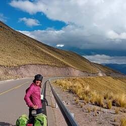 There is blue sly and smiles in the other directiom