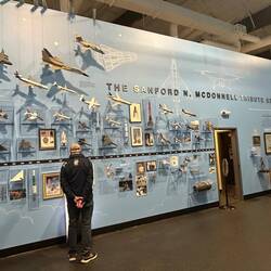 Part of the aerospace display