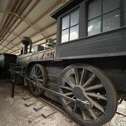Boston & Albany No. 39, "Marmora". Note flangeless leading driving wheel.