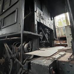 4-6-0 freight locomotive footplate