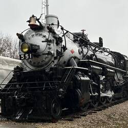 Chicago & Illinois Midland RR 2-8-2 No. 551