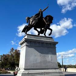 King Louis of France, who was sainted