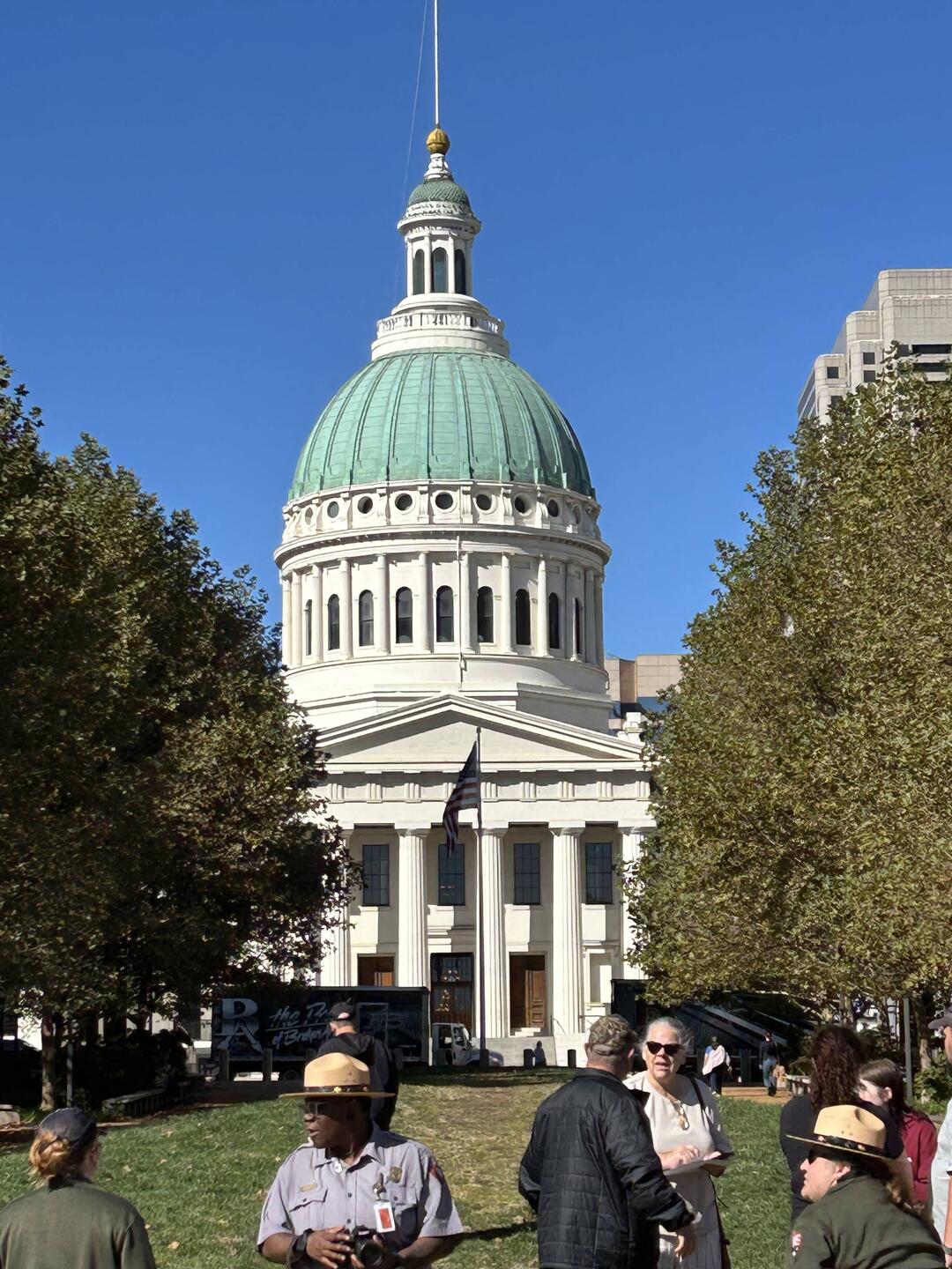 The old St Louis Courthouse building