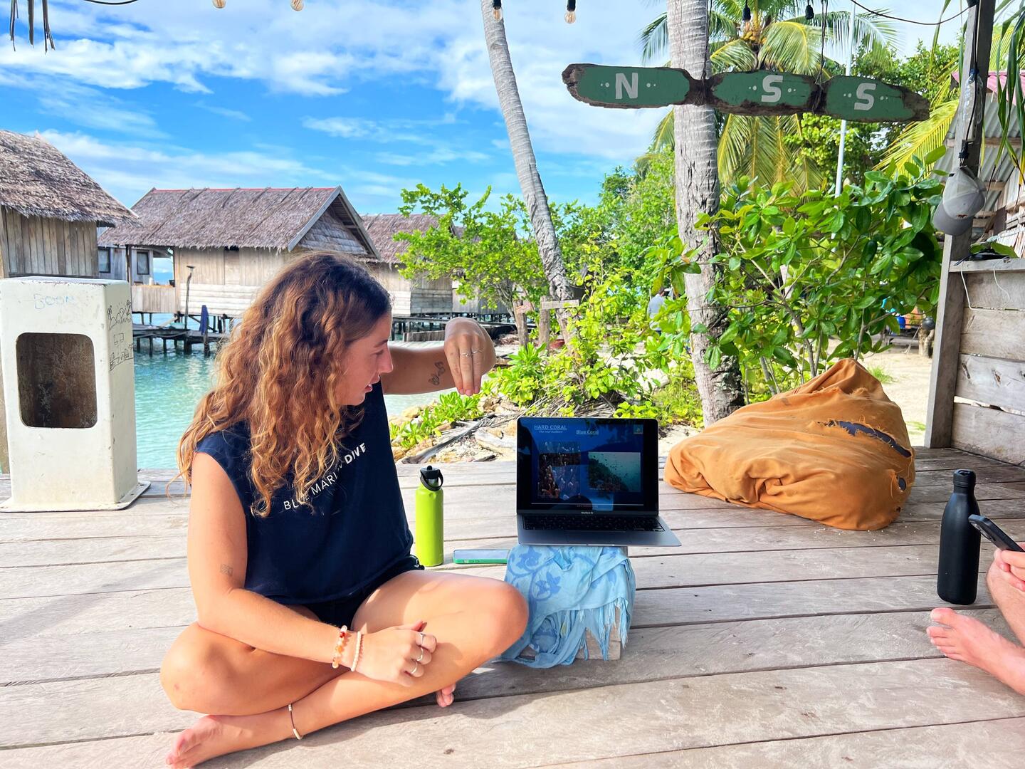 Bei einem Vortrag über die verschiedenen Korallentypen