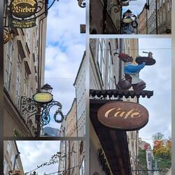 Wrought iron signs