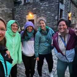 After the Pilgrim's mass we ran into Noeme who also arrived in O Cebreiro today.