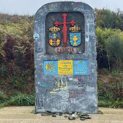 We crossed over to the region of Galicia today.