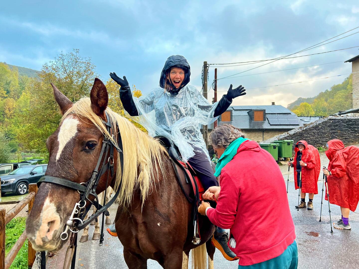 So we did this today! Took horses up the mountain to O Cebreiro.