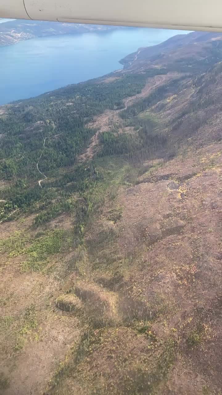 Die Landung in Kelowna.