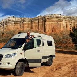 Am Ziel angekommen - wow, was für eine Landschaft!