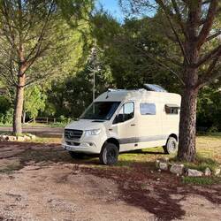 Am Rande des kleinen Örtchens Santa Cruz de Moya finden wir diesen wunderschönen Stellplatz
