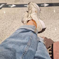 Warten aufs Boarding