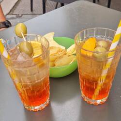 Ein letzter Aperol Spritz