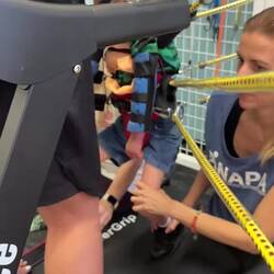 At NAPA doing strengthening exercises