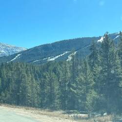 Rocky Mountain scenery along I-70