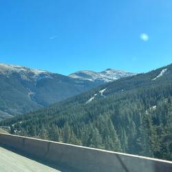 Rocky Mountain scenery along I-70
