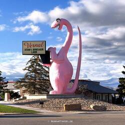 Eingangsschild Vernal/Utah