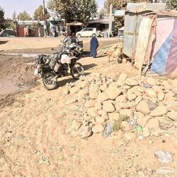 Muddy potholes for RidingKismet