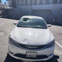 Parked next to our room