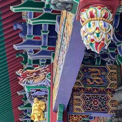 This is the underside of the roof of the temple!