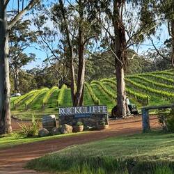 Off grid camp at Rockcliffe vineyard