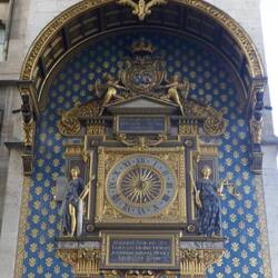 650-year old street clock, still accurate to the minute