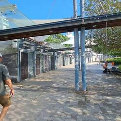 ...to find this. It looks like this area once was a vibrant place full of activity.