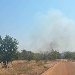 Buschfeuer durch Ranger kontrolliert