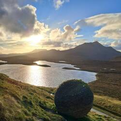 By pitch up at Knockan Crag nature reserve