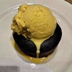 Sufle avec le glace