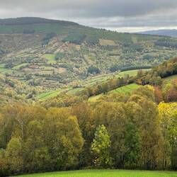 We were up in the mountains most of the day.