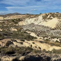 Abwechslungsreiche Landschaft in Richtung Murcia