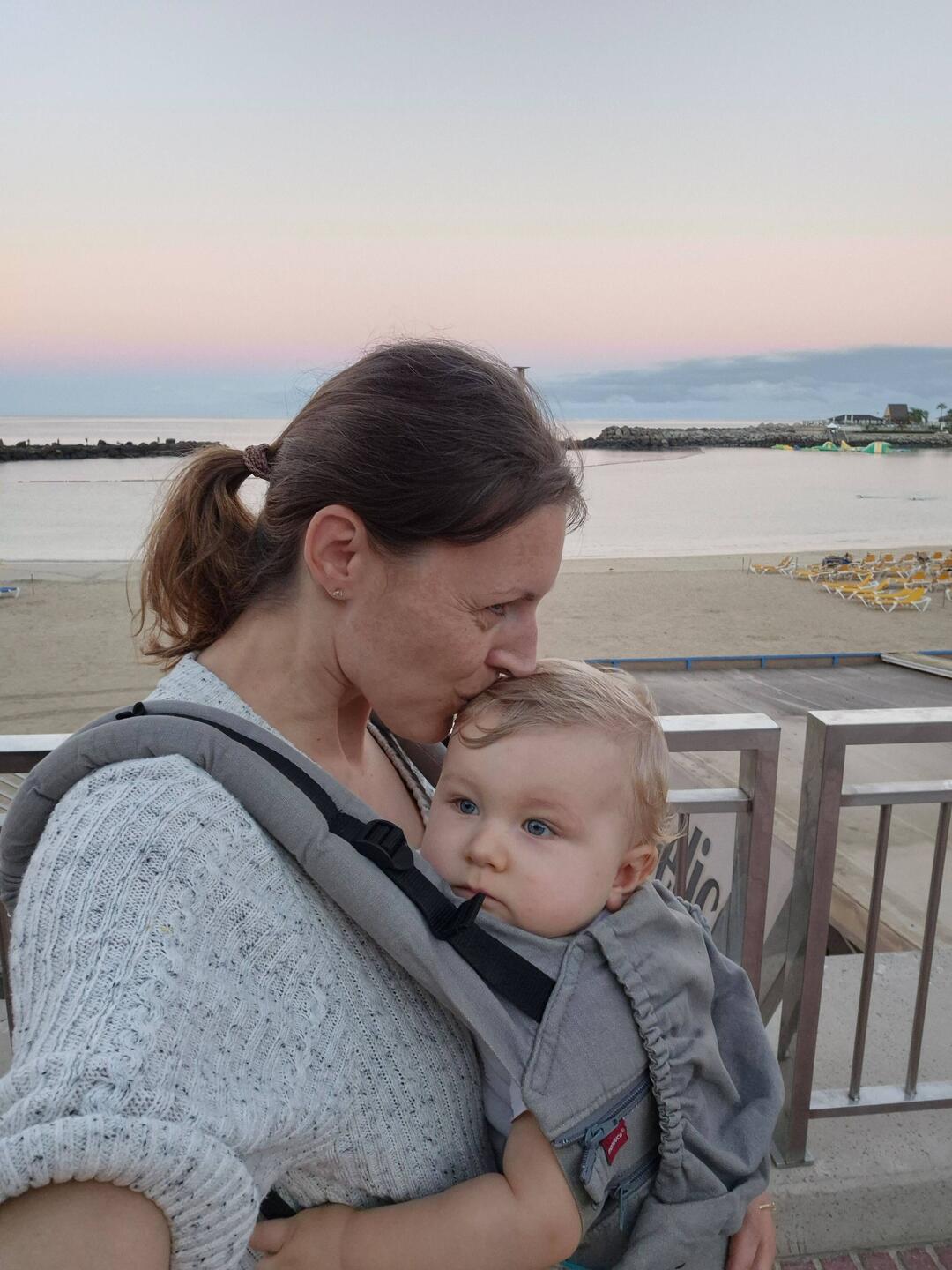 Morgenspaziergang mit Mama