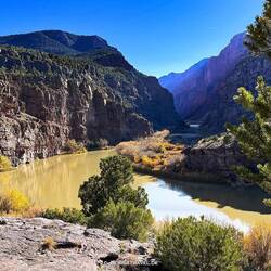 Am Ende des Trails zu den Gates of Lodore