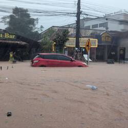 Khao Lak wurde fast überall geflutet.