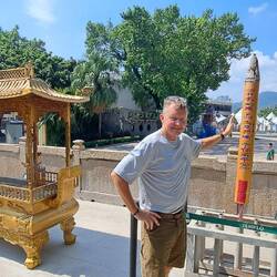 The incense sticks can be quite large!