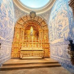 Chapelle Notre Dame du Rosaire avec ses azulejos😍