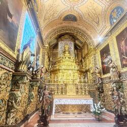 Chapelle du Saint Sacrement avec les 4 évangélistes (saints Marc, Matthieu, Luc et Jean)