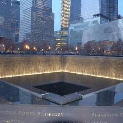 Das 9/11 Memoriel ist schon zu tiefst beeindruckend