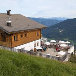 Erste Etappe geschafft - Berggasthof Giggelberg