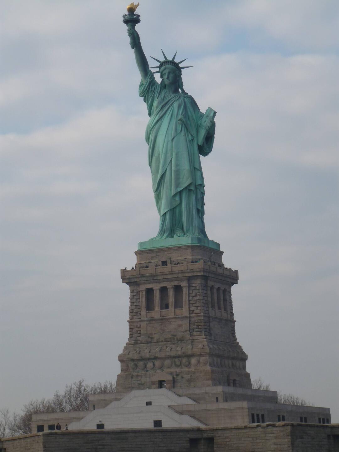 Die Freiheitsstatue , das Wahrzeichen Amerikas