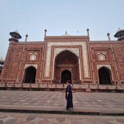 The Mosque at the Taj ..also poignant