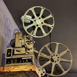 Natürlich gab es auch einen Kinosaal