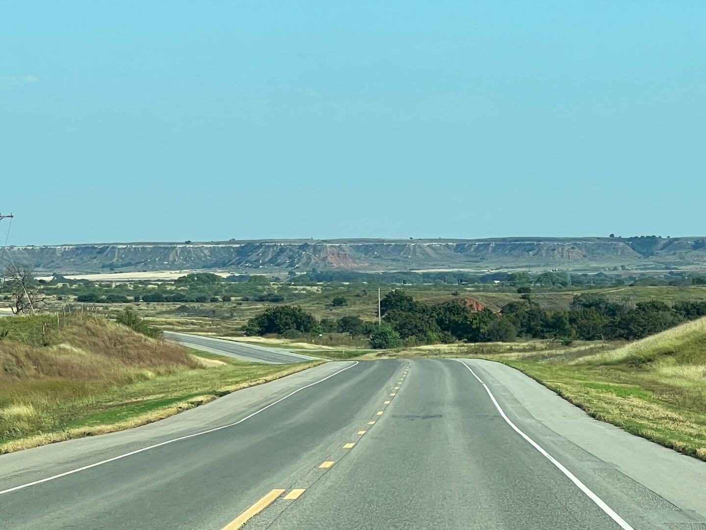 Oklahoma, nun auch mit ein paar Bergen