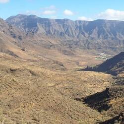 Ziemlich karg in Richtung Süden