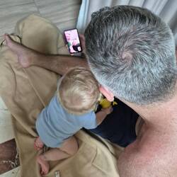 Videofonieren mit da Goltschn und dem Gedi